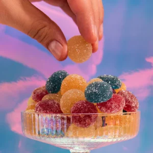 Sugar-Dusted Cloud Chews
